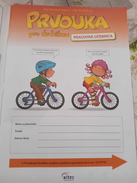 Predám novú  pracovnú učebnicu aitec prvouku, 