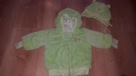 Zelená bundička s čiapkou richelieu, 68, richelieu,68