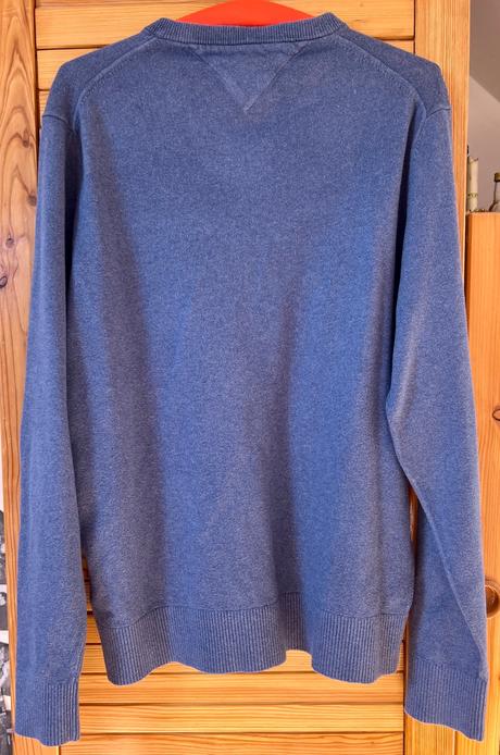 Modrý pulóver, tommy hilfiger, l, tommy hilfiger,l