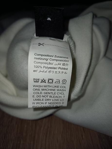 Biela mikina be happy, 36