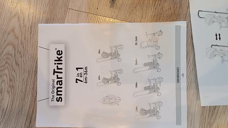 Smartrike detská skladacia trojkolka, 