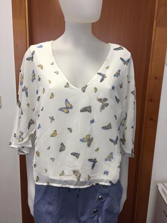 Ľahká šifónová blúzka, veľ. 36/38, bonprix,36