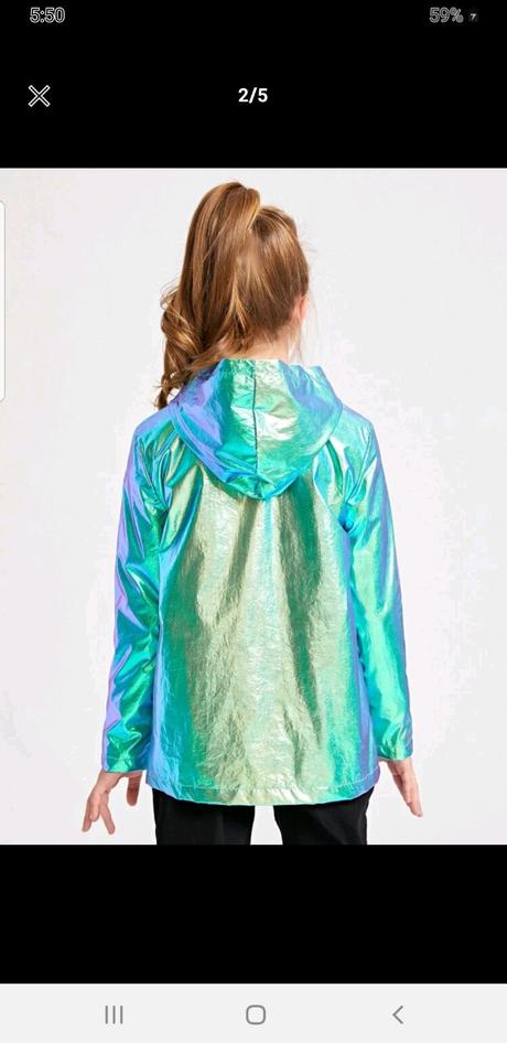 Metalická vetrovka poštovné zdarma, 122 - 152