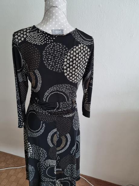 Čierno-hnedé elastické šaty wallis veľ. 40, wallis,40