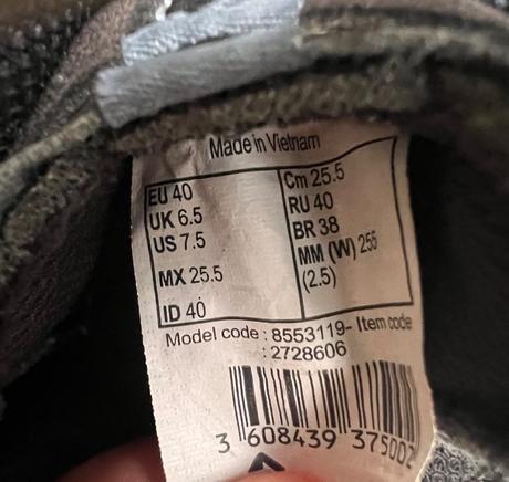 Nepremokavé turistické topánky pre chlapca, quechua,40