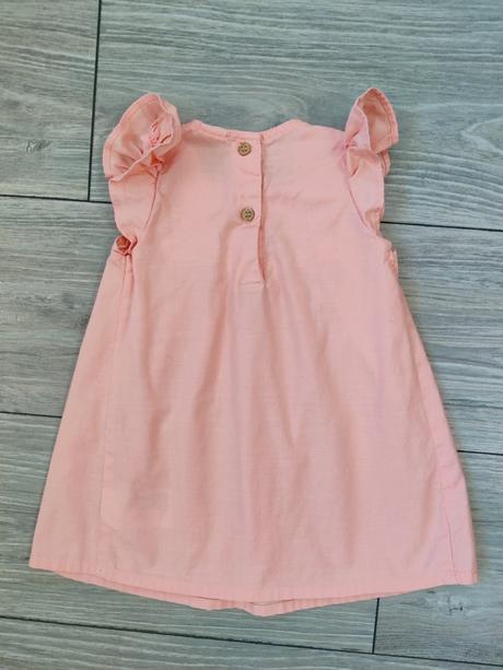 Vyšívané šaty s volánom h&m, h&m,74