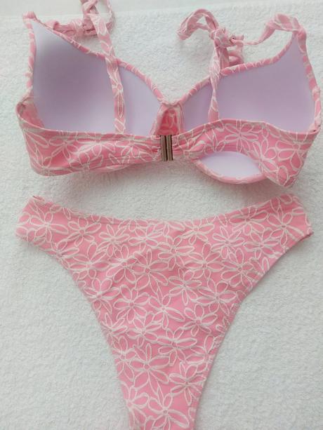 Plavky dvojdielne push up, l