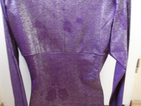 Fialový top s flitríkami+ďaĺší s kamienkami grátis, m