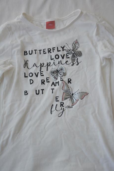 Tričko s motýľmi v super kvalite, s.oliver,140