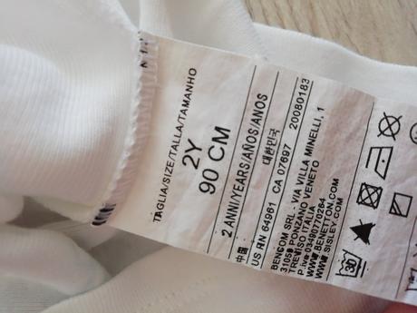 Tričko benetton, benetton,86