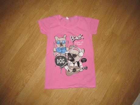 Ružové tričko v. m, m