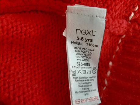 Next pulovrik vianočny, next,116