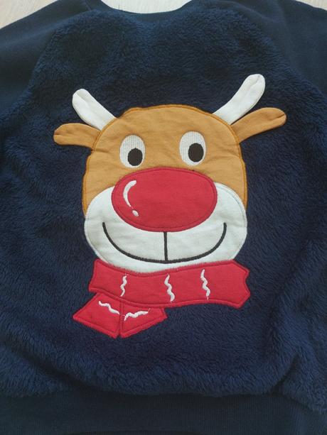 Vianočná mikina veľ.110/116, 116