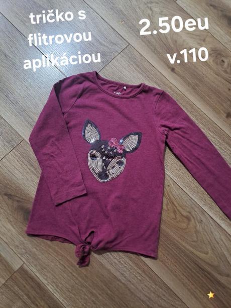 Tričko s aplikáciou, 110