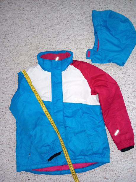 Lyziarska dievcenska bunda 134/140, crivit,134