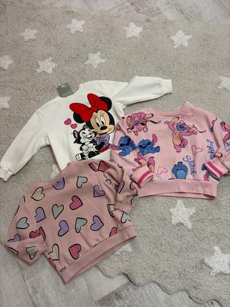 3 mikinky 104, h&m,104