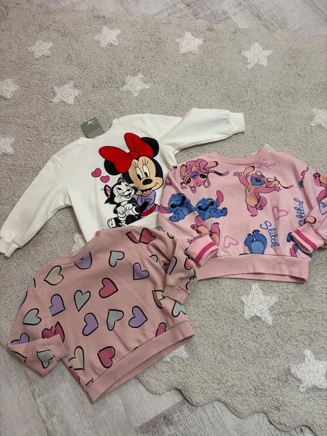 3 mikinky 104, h&m,104