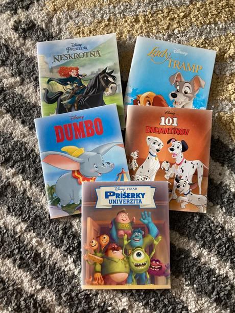 Disney mini knižky 5ks, 