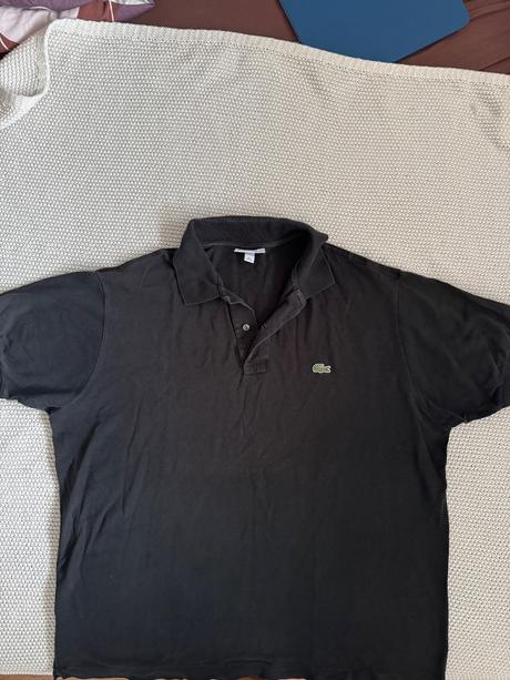 Lacoste čierne polo tričko classic fit, lacoste,xxl