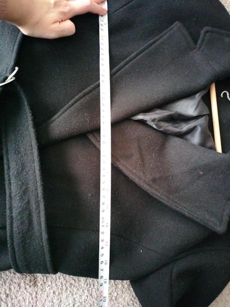 Čierny kabát reserved, reserved,xs