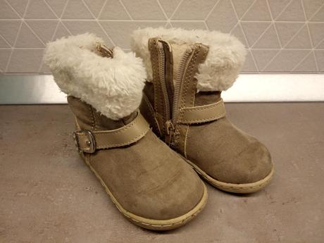 Čižmy - semiš - 20, cupcake,20