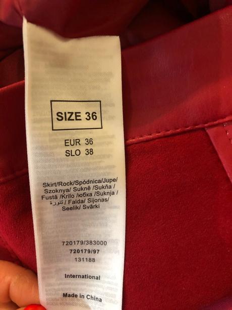 Koženková sukňa, orsay,36