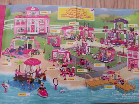 Barbie mega blocks,