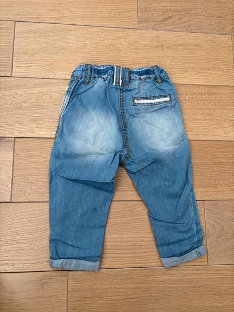 Bavlnené tenke nohavice next sregulovateľným pasom, next,80