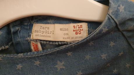 Denimové šaty zara, zara,80