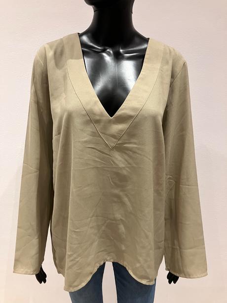 Dámska hnedá blúzka (l/xl), l