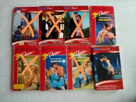 Sada 3 knih harlequin desire, 