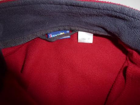 Tenšia flísová mikina, lupilu,110