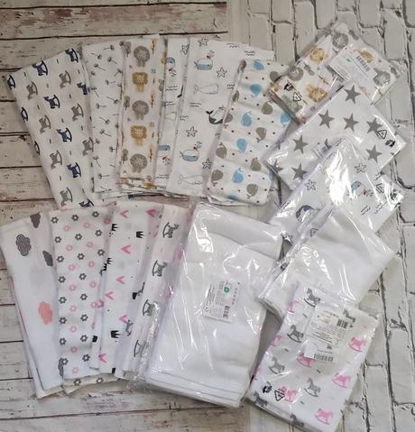 Bavlnené tetra plienky a osušky, 