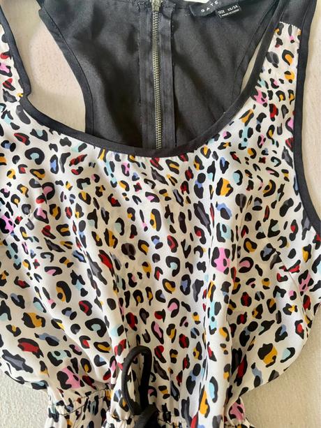 Top farebný leopardí vzor, gate,xs