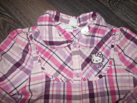 Košieľka hello kitty 5/6 rokov, h&m,116