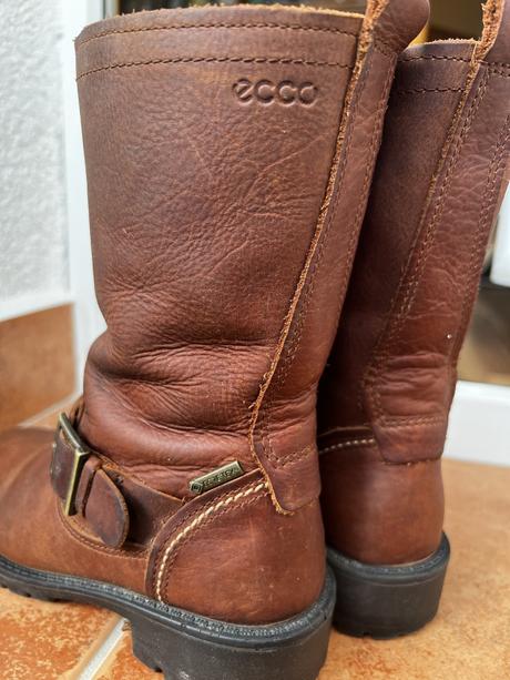 Zimné, elegantné, nepremokavé čižmy ecco, ecco,28
