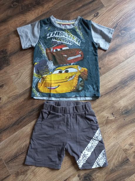 Suprava tricko+kratase cars, disney,98