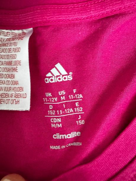 Dievčenské tričko, adidas,152