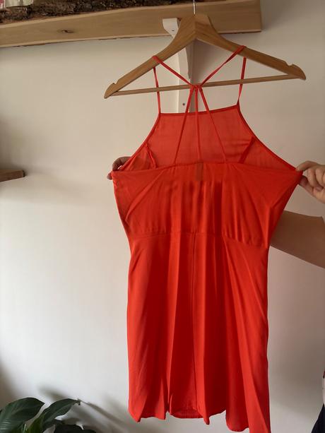 Letne ziarivo oranzove minisaty, h&m,36