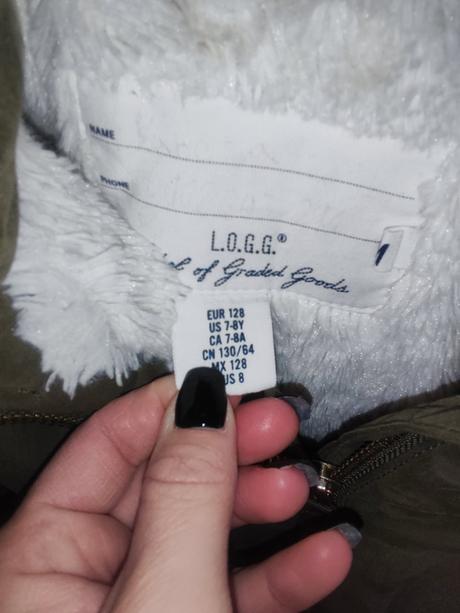 Zimná dievčenská bunda, l.o.g.g.,128
