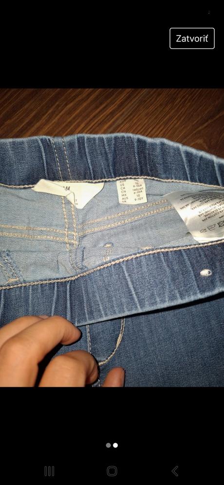 H&m dlhé rifle, h&m,140