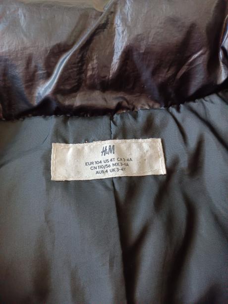 Zimná bunda, h&m,104