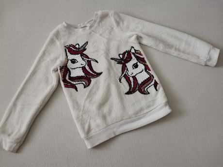 Teplá mikina 122/128, h&m,122