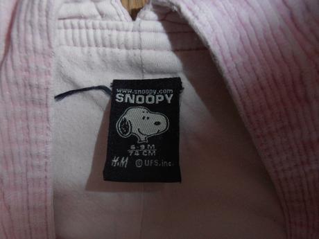  podšité menžestráky-snoopy , h&m,74
