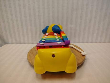 Retro 2v1 xylofón piáno psík fisher price 2002,