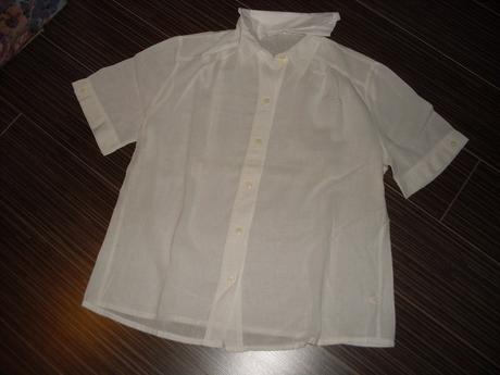 Letná tenká košela aj do zdravotníctva,kuchyne, m