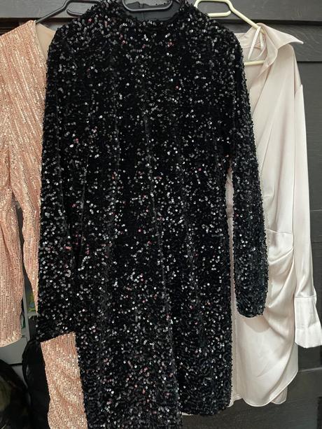 Flitrové šaty, reserved,xl