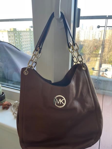Kožená kabelka michael kors, michael kors