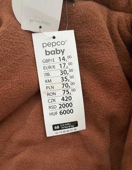 Zimný overal, pepco,68