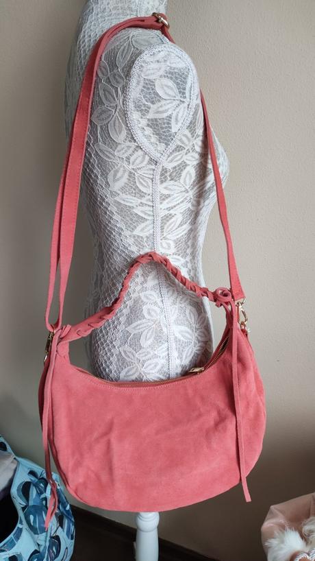 Dámska kožená kabelka vera pelle, 